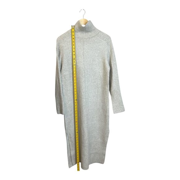 H&M Knit Wool-Blend Dress Women's Size Small Light Gray - Picture 6 of 6